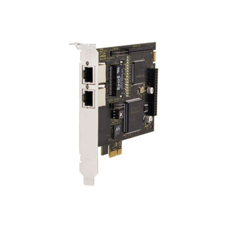 Digium TE220 Dual Span T1/E1 3.3/5.0 volt Card with PCI-Express slot 