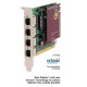 Digium TE407P Quad E1/T1 5.0 Volt Card with Octatic echo cancellation 