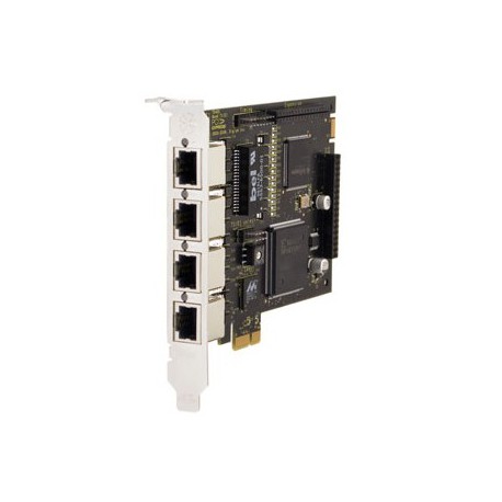 TE420B Quad E1/T1 3.3/5.0 volt Card with PCI-Express slot with echo cancellation module) 